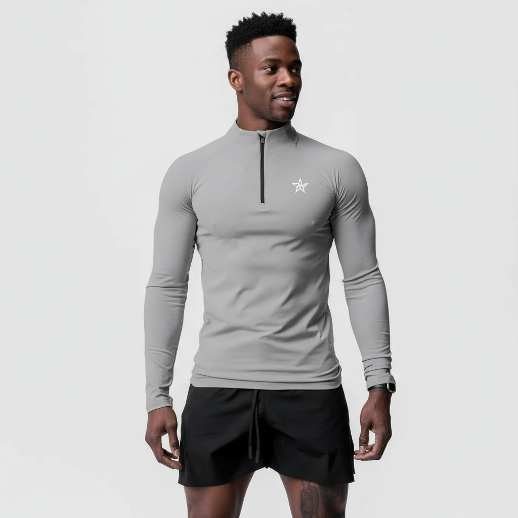 Royal Vision  Longsleeve Heren – Performance Fit &amp; Half Zip